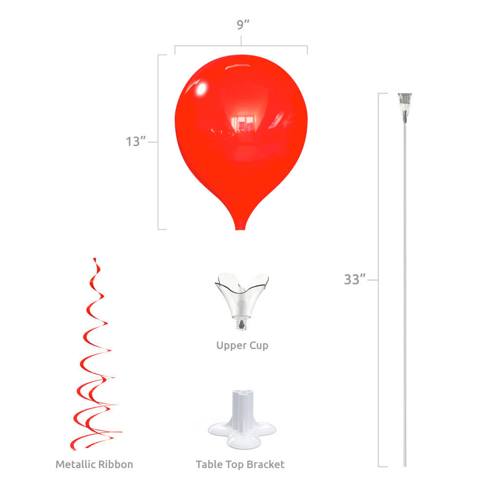 PermaShine® 1-Balloon Bouquet Table Top Kit