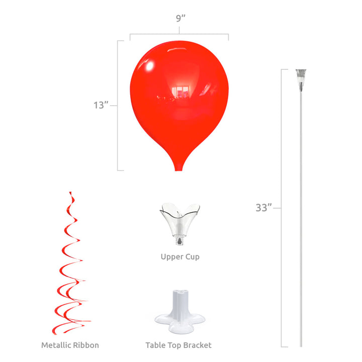 PermaShine® 1-Balloon Bouquet Table Top Kit