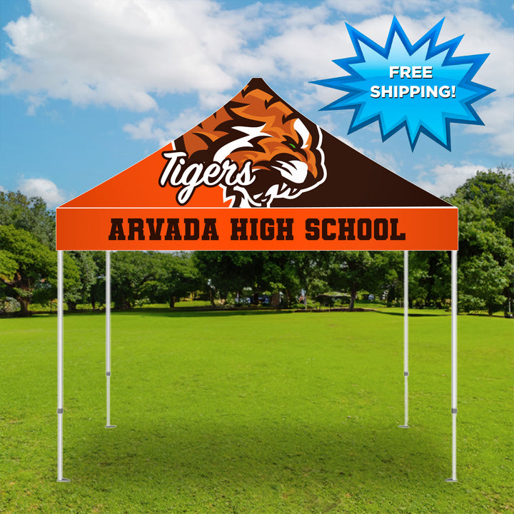 10ft x 10ft Custom Canopy Tent - FREE SHIPPING!