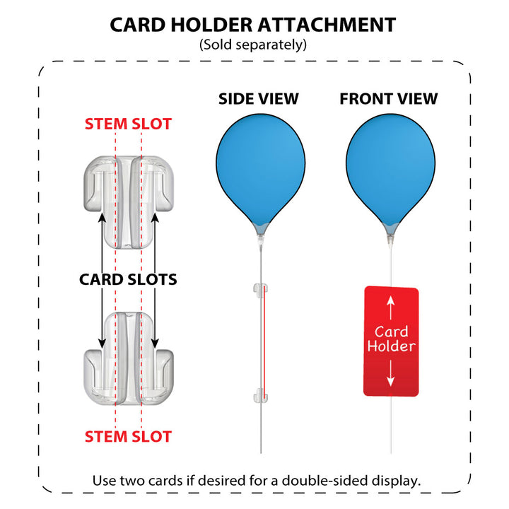 PermaShine® 4-Balloon Bouquet Magnetic Bracket Kit