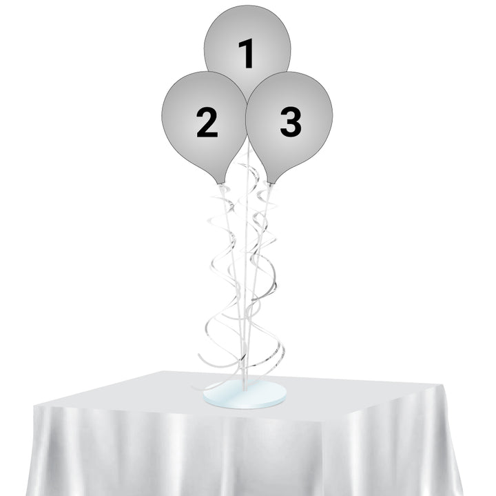 PermaShine® 3-Balloon Bouquet Round Stand Kit